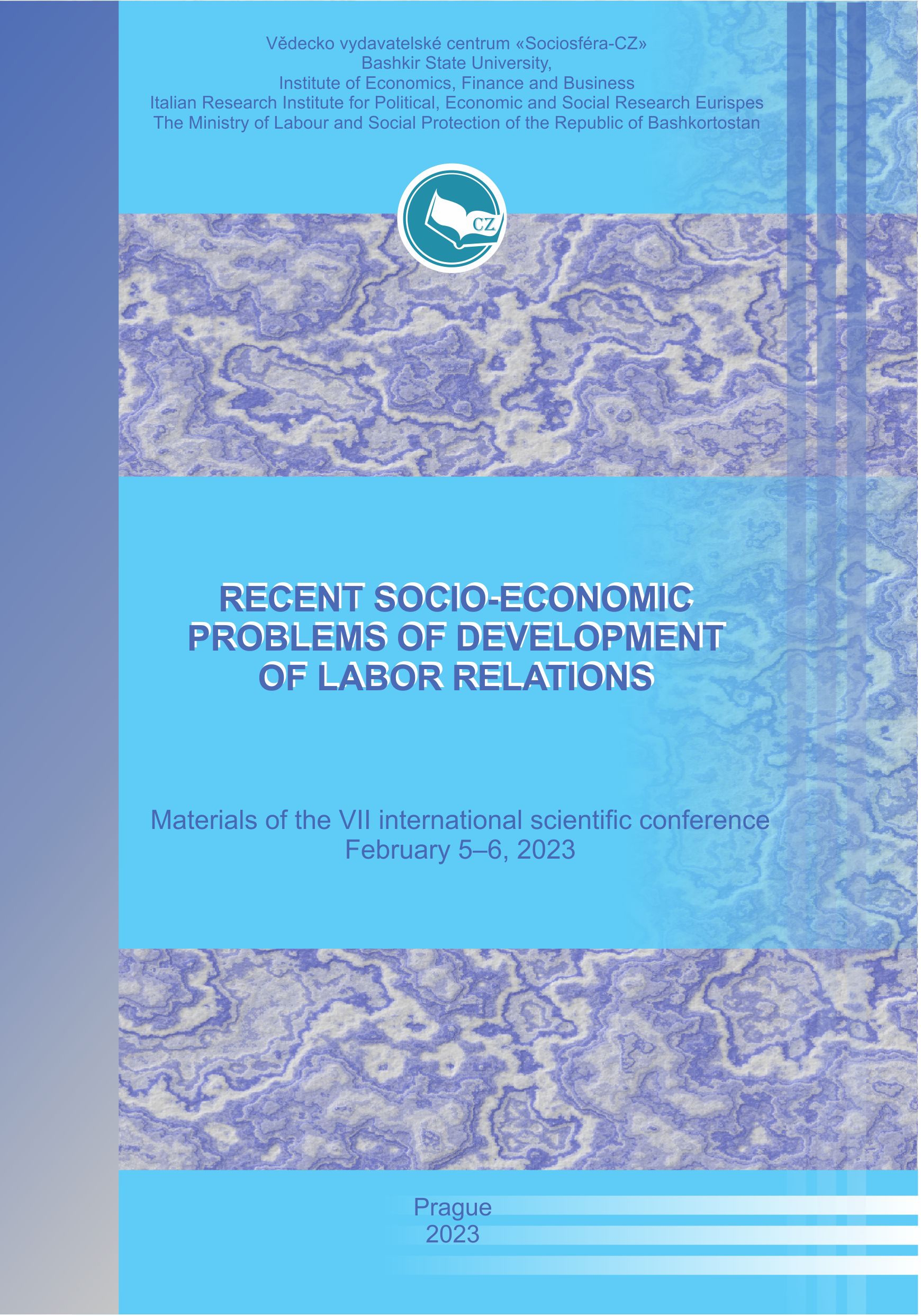 Recent socio-economic problems of development of labor relations